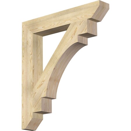 Ekena Millwork Merced Slat Rough Sawn Bracket, Douglas Fir, 6"W x 40"D x 44"H BKT06X40X44MRC06RDF